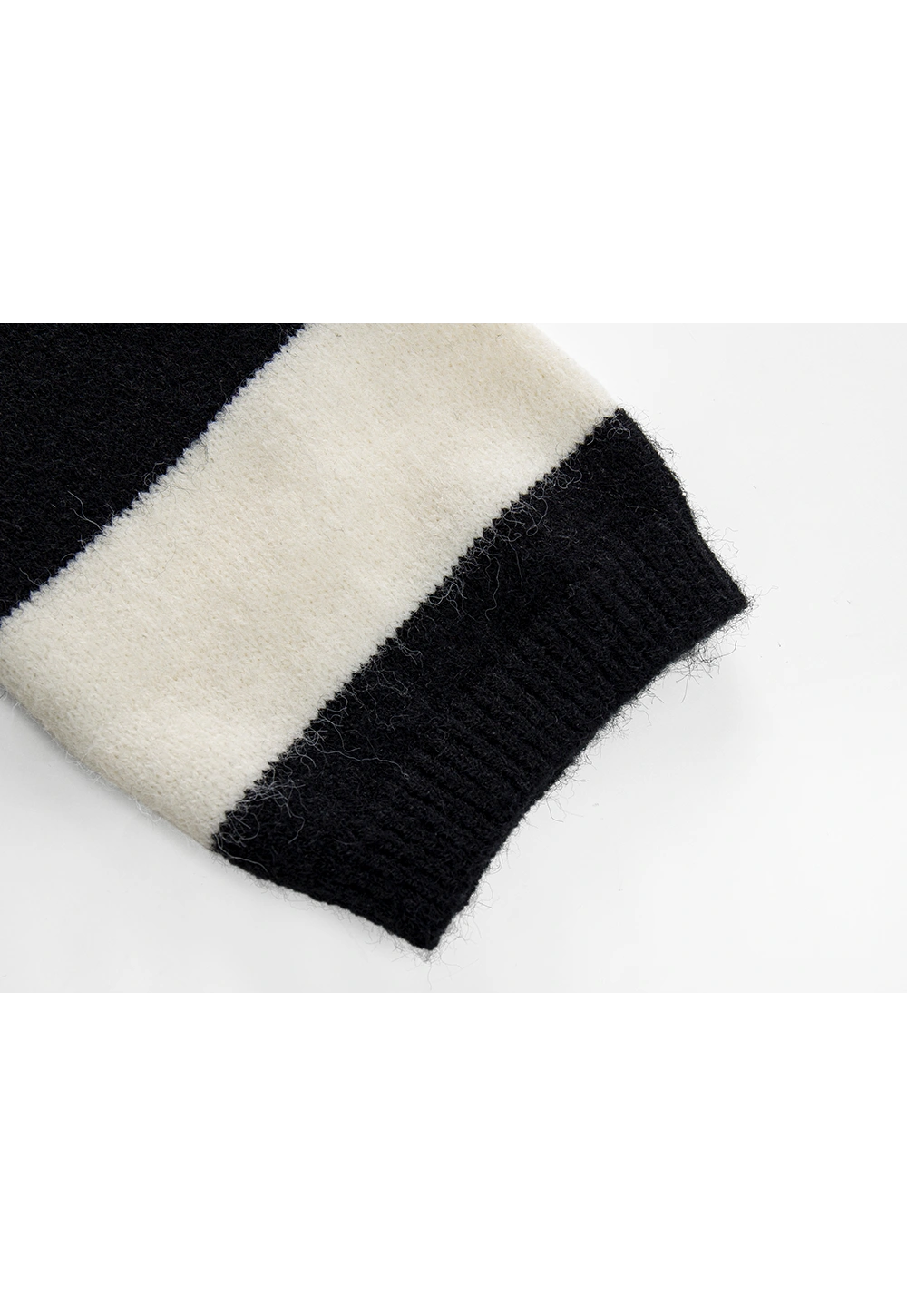 Women's V-Neck Striped Sweater