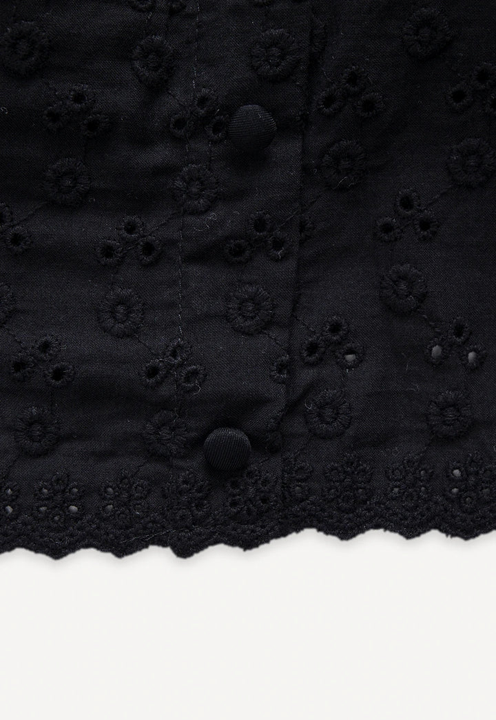 Women’s Lace Eyelet Crop Cami Top
