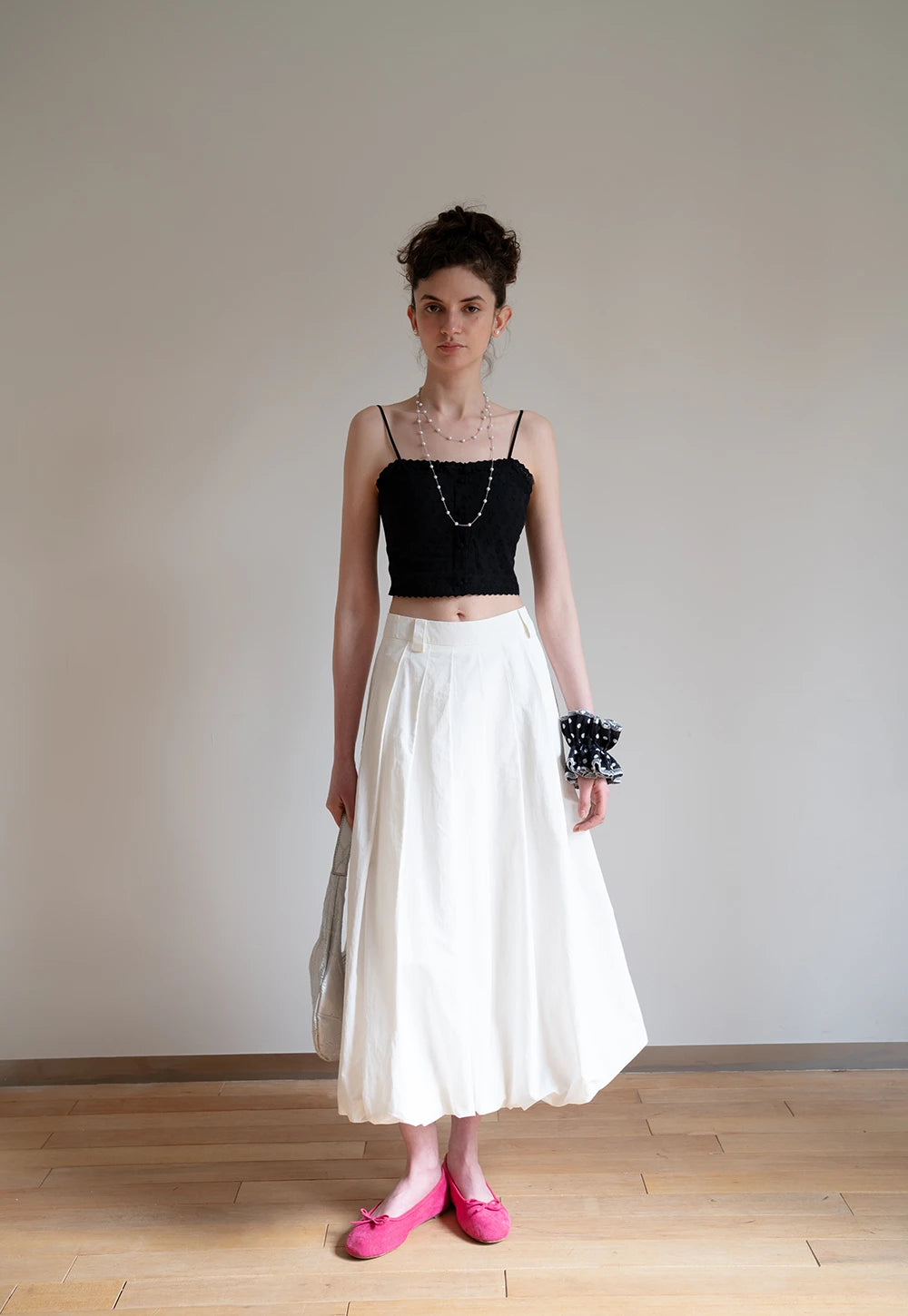 Women’s Lace Eyelet Crop Cami Top