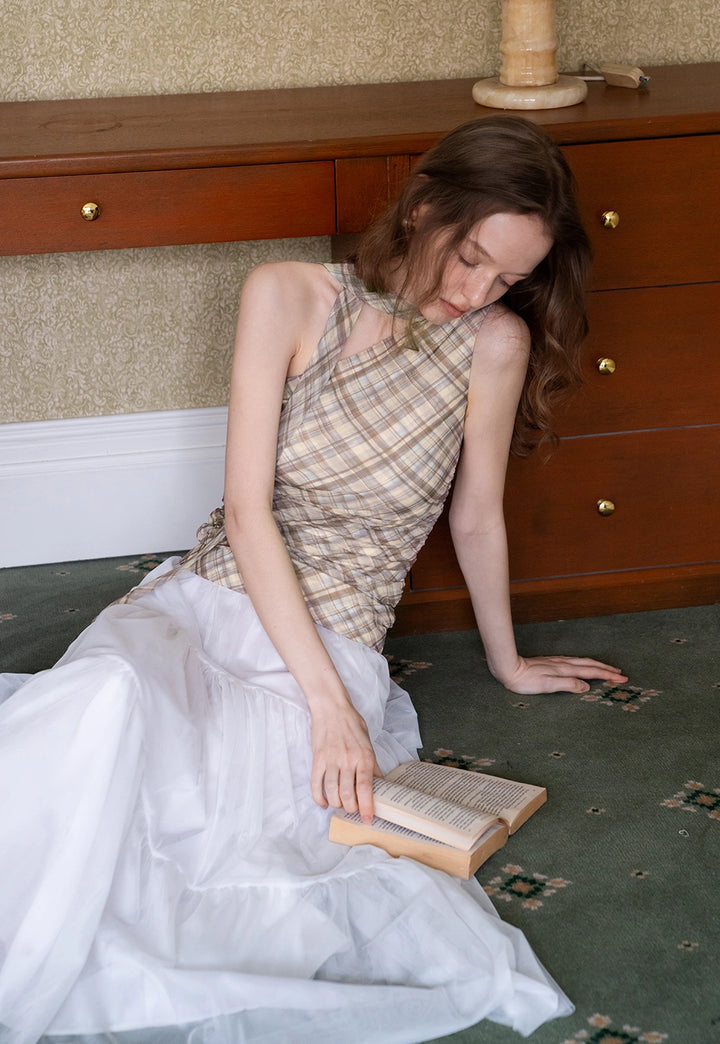 Women’s Tiered Tulle Midi Skirt