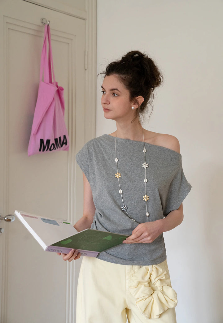 Women's Off Shoulder Batwing Sleeve Top
