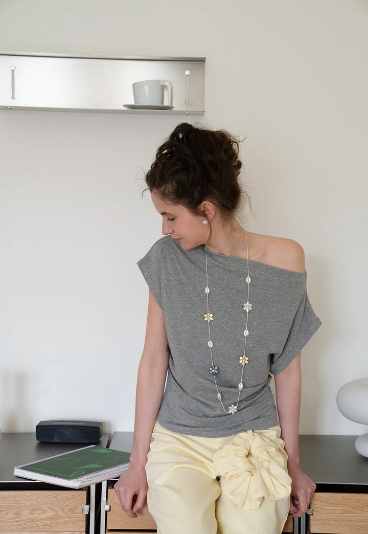 Women's Off Shoulder Batwing Sleeve Top