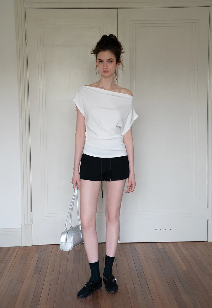 Women's Off Shoulder Batwing Sleeve Top
