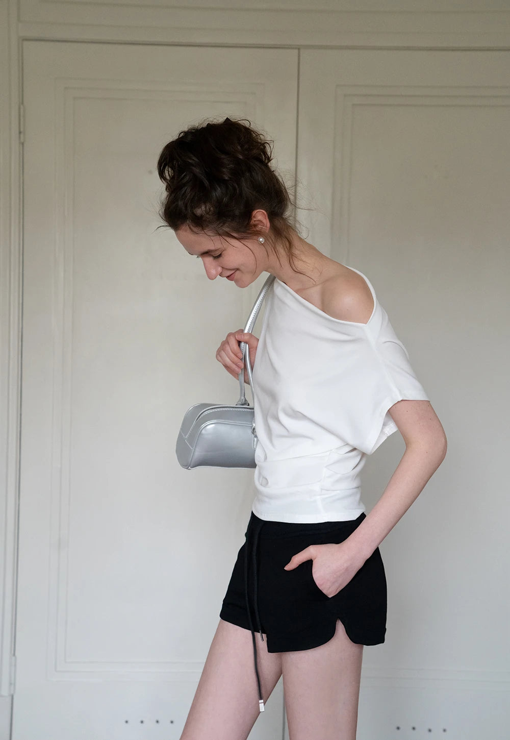 Women's Off Shoulder Batwing Sleeve Top