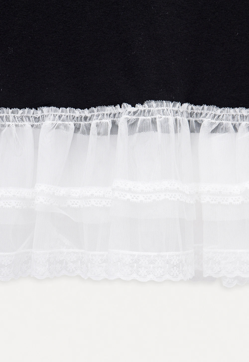 Lace Trim Layered Hem Cami Top
