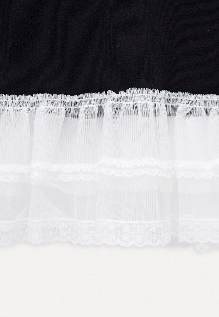 Lace Trim Layered Hem Cami Top