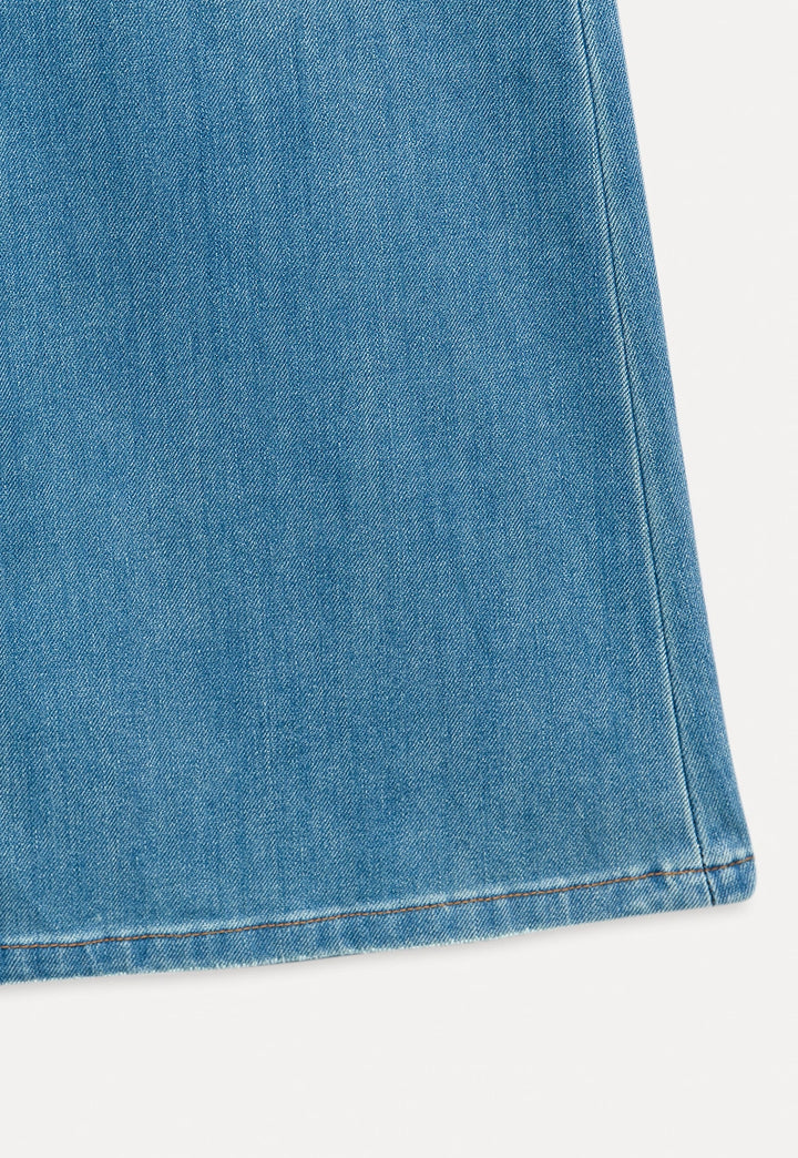 Classic Wide-Leg Denim Jeans