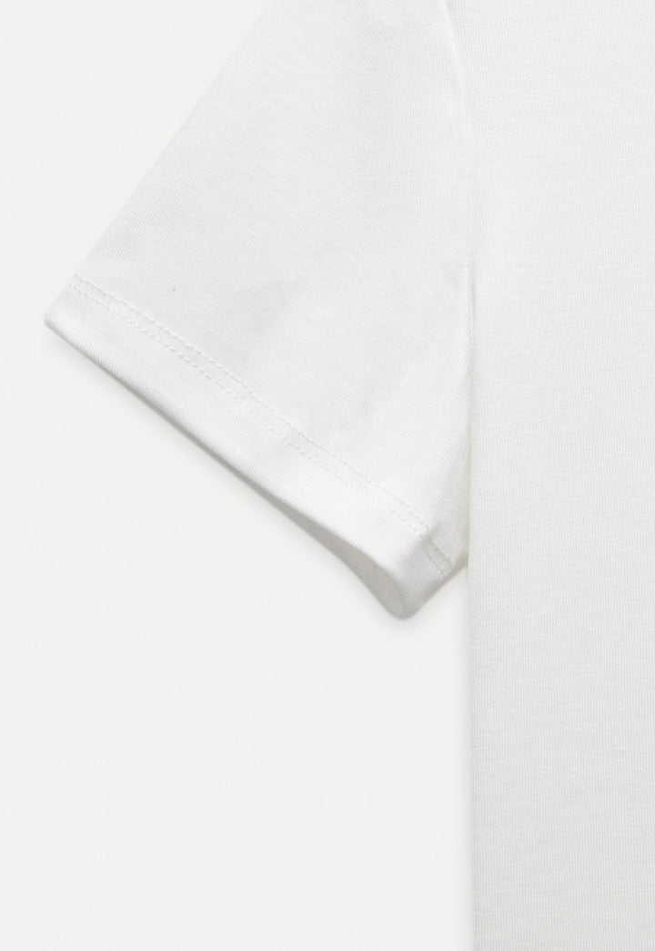 Women's Printed White T-Shirt