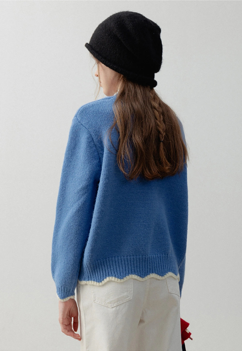 Women's Graphic Crew Neck Knit Sweater