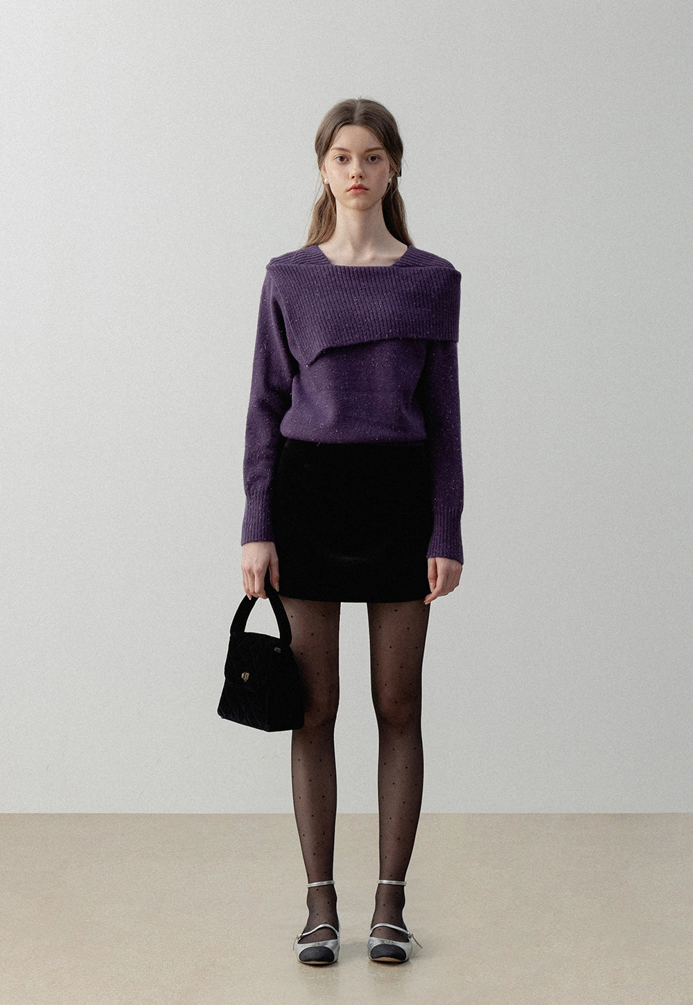 Women's Asymmetrical Knit Sweater