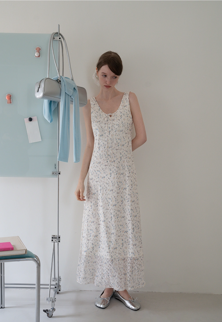 Floral Tie Strap Dress