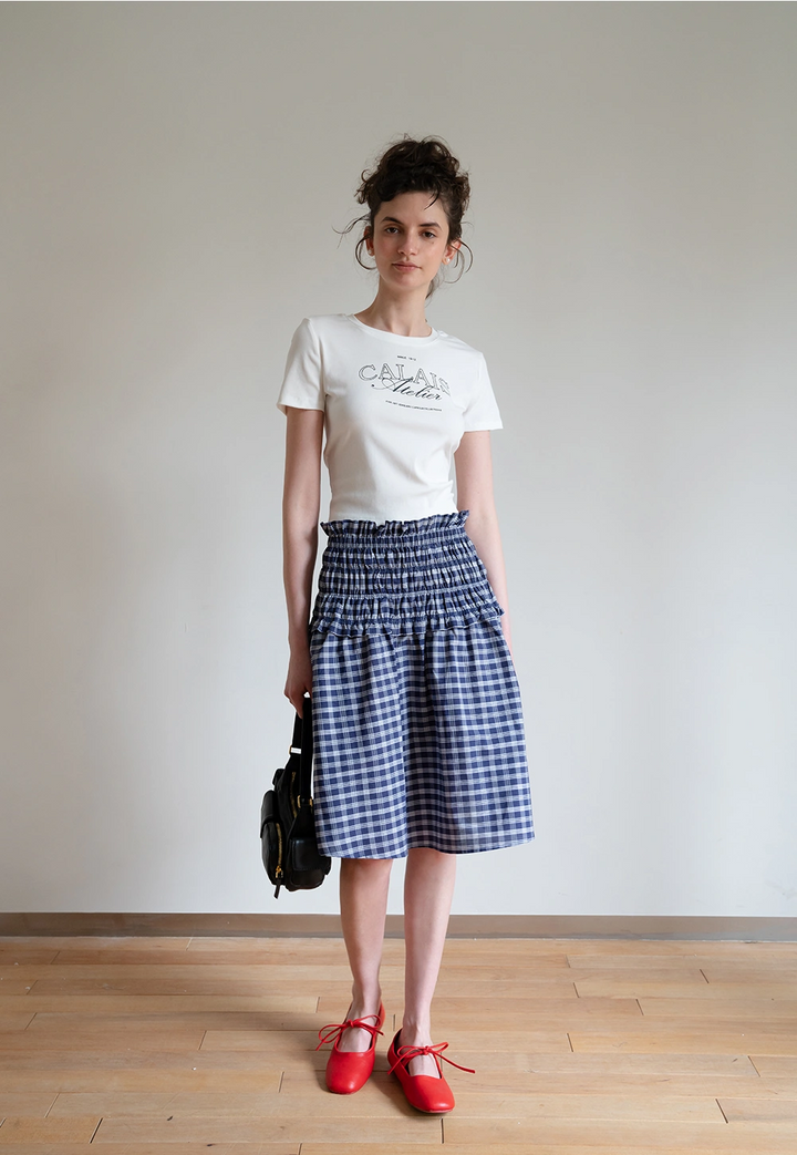 Women's Printed White T-Shirt