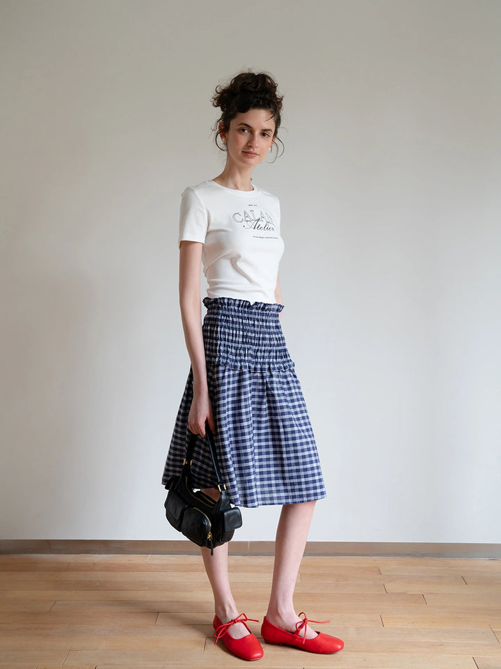Women's Printed White T-Shirt