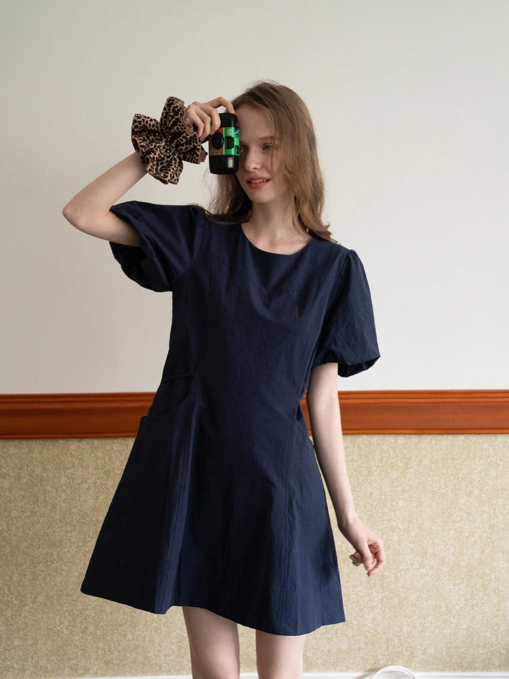 Women’s Puff Sleeve Mini Dress