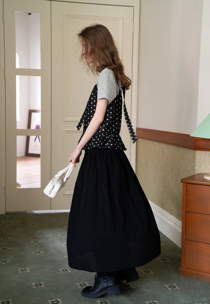 Women’s Polka Dot Layered T-Shirt