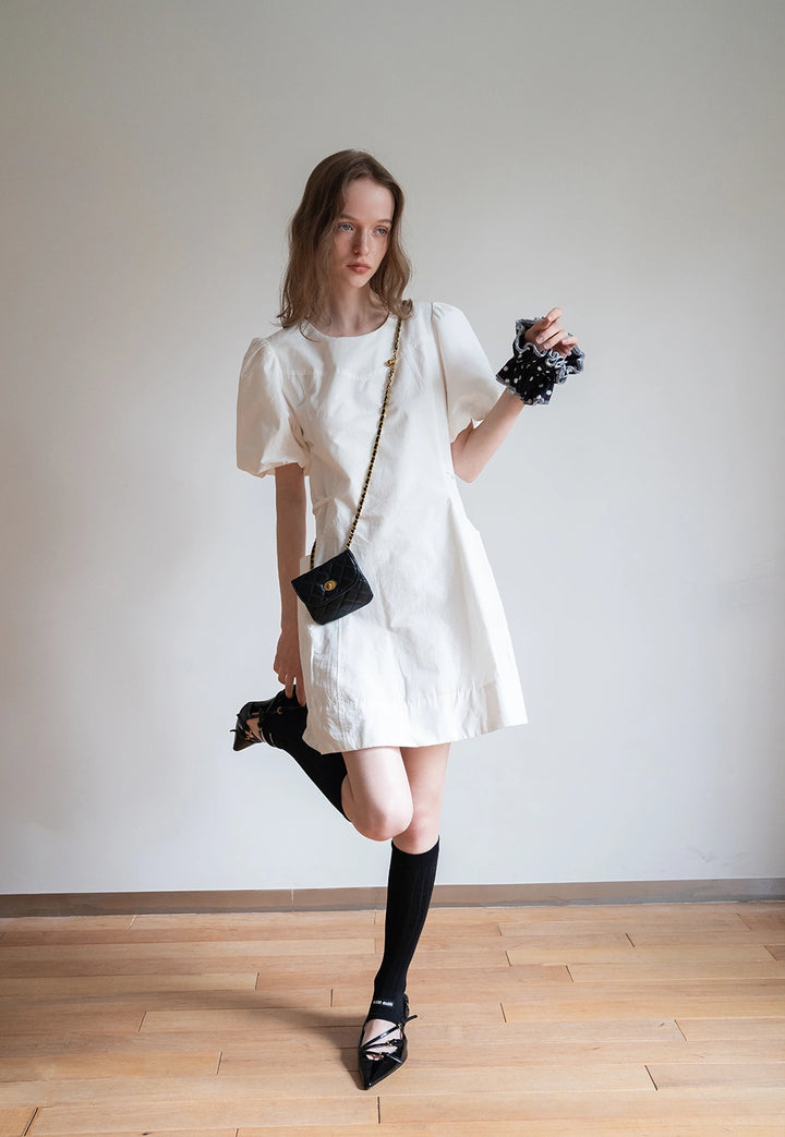 Women’s Puff Sleeve Mini Dress