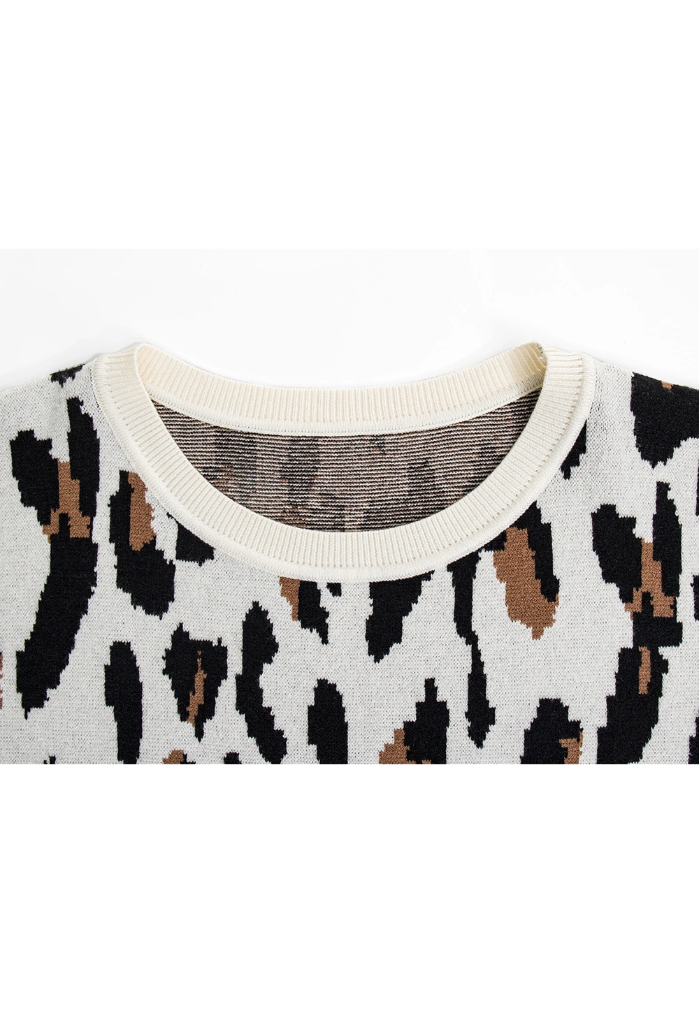 Women's Leopard Print Knit Vest