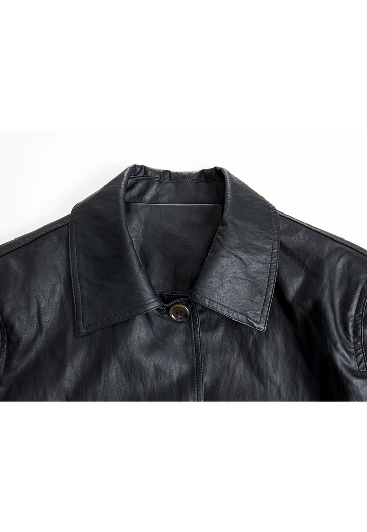 Women's Black Button-Up Jacket