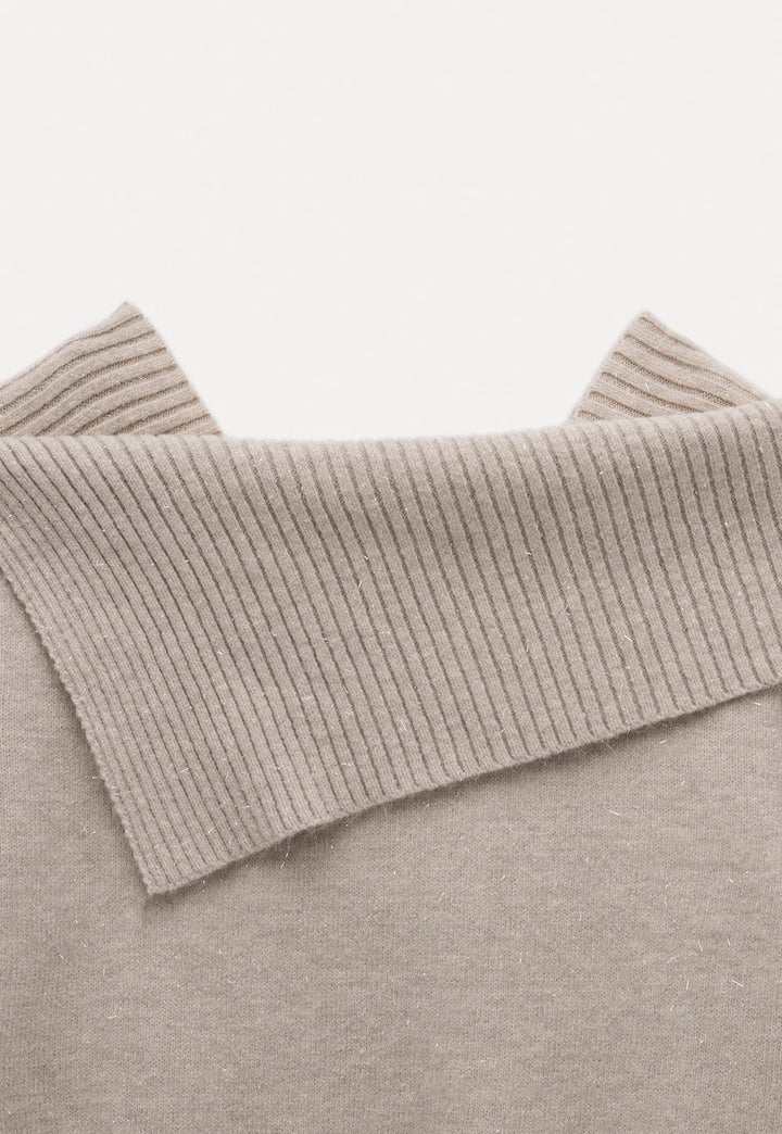 Women's Asymmetrical Knit Sweater
