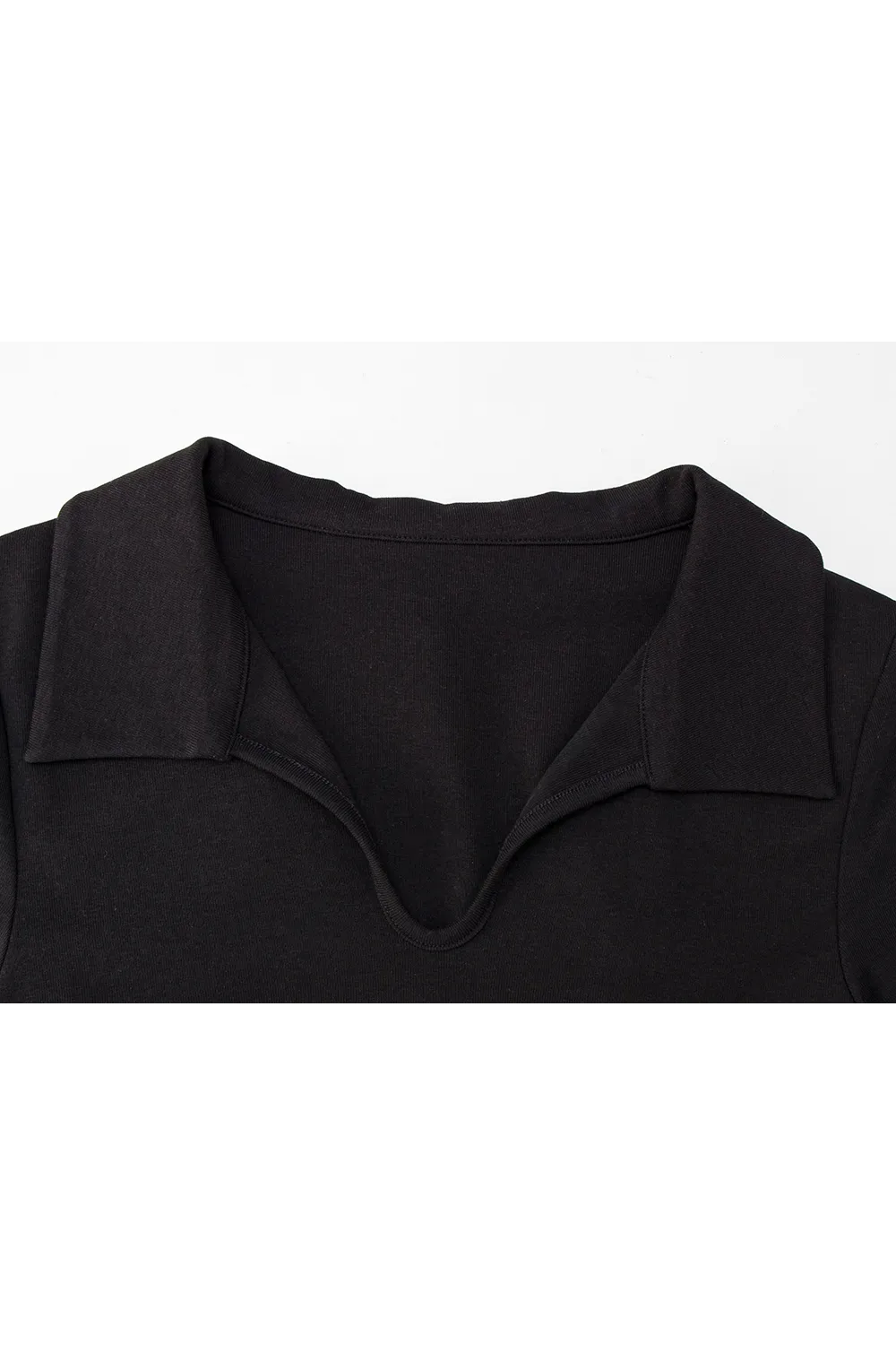 Damen-T-Shirt-Kleid mit V-Ausschnitt – lässige, kurzärmlige, bequeme Passform