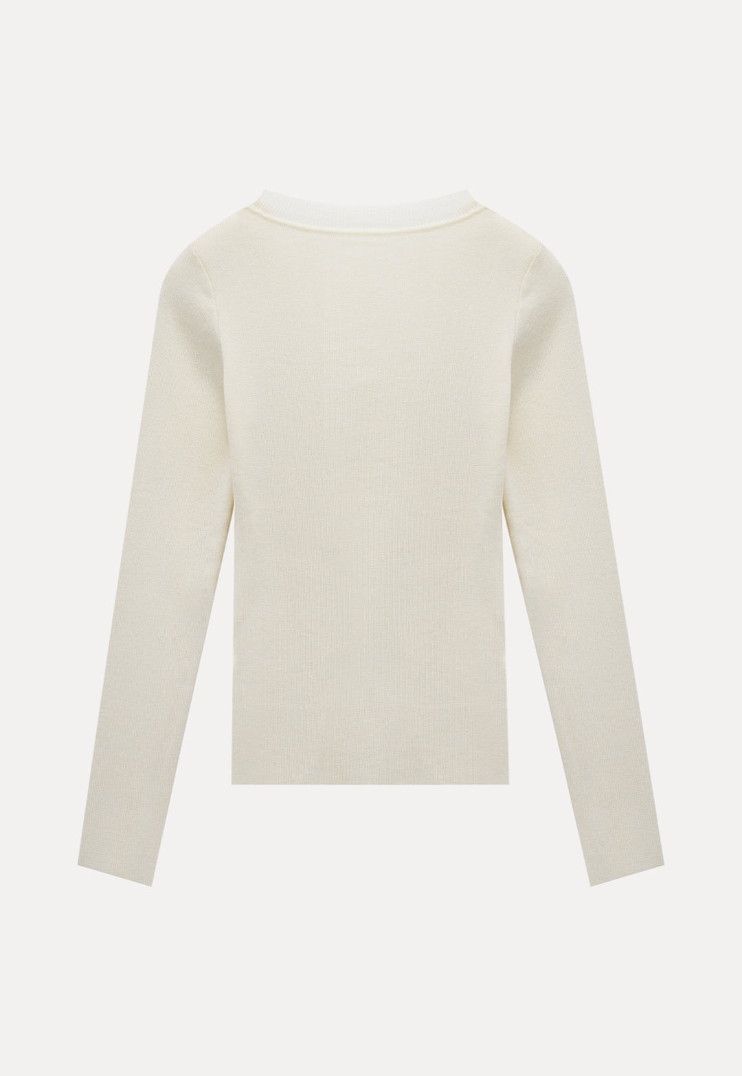 Women's U-Neck Wool Knit Base Top