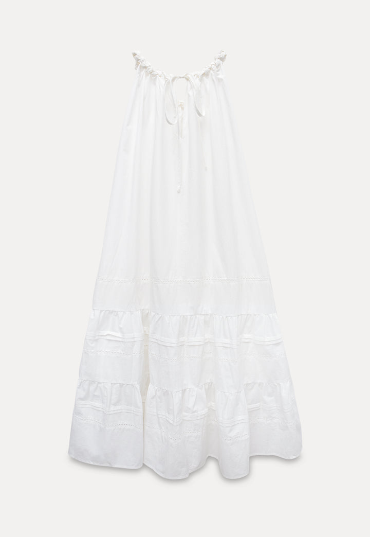 Ruffle Hem Maxi Dress