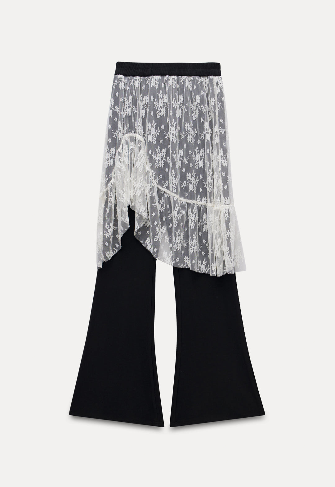 Women’s Lace Skirted Flare Pants