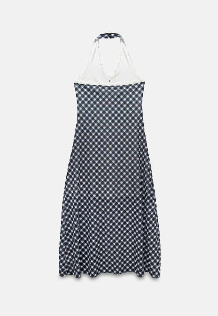 Halter Neck Midi Dress