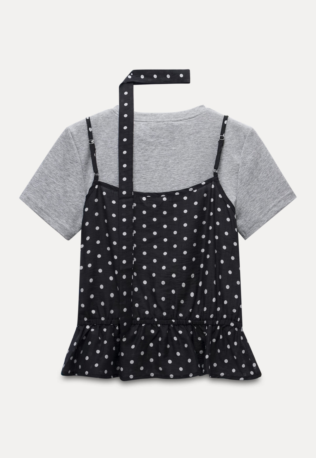 Women’s Polka Dot Layered T-Shirt