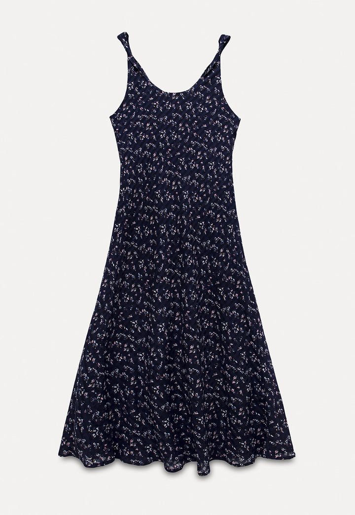 Floral Tie Strap Dress