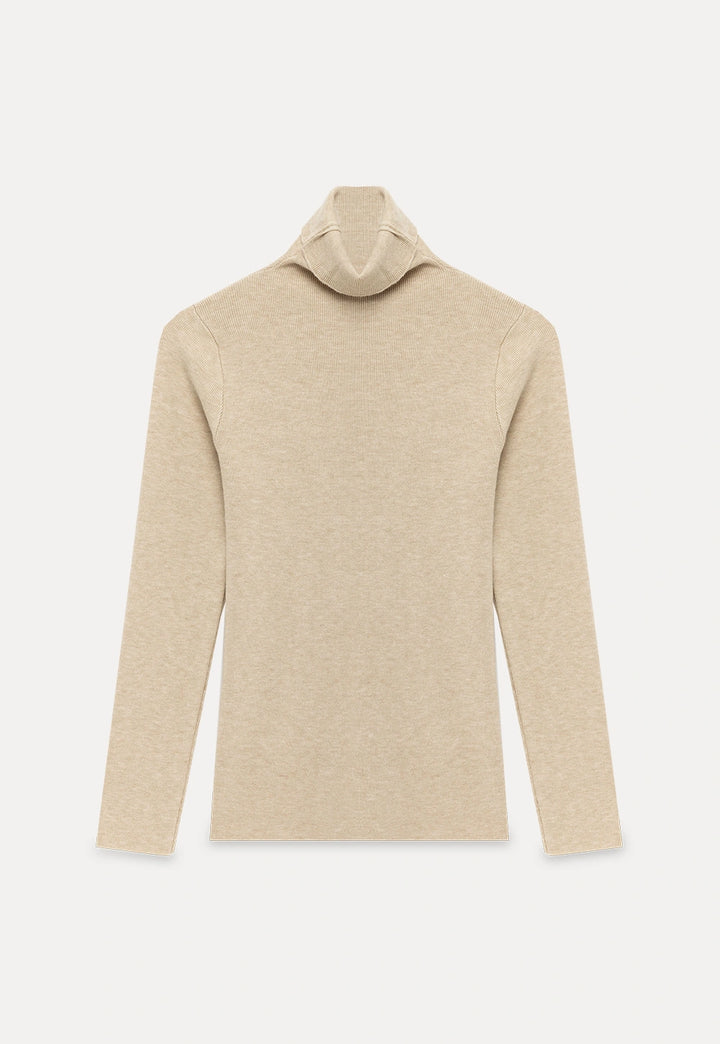 Women's Turtleneck Base Layer Knit Top