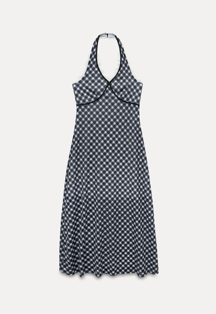 Halter Neck Midi Dress